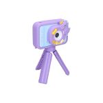 Dětský digitální fotoaparát silikonové pouzdro dino stativ - foto 48Mpx, video Full HD