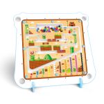 Magnetická tabulka s bludištěm modrá 34 cm