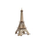 Puzzle 3D dřevěné s barvami Eiffelova věž