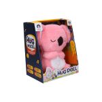 Koala plyšová dýchající růžová s efekty 27 cm