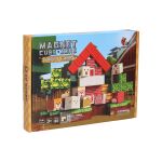 Stavebnice Magnet Cube Zone - Happy Farm 80 dílků