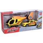 Záchranářský vrtulník s efekty set 29cm