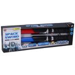 Světelný meč teleskopický 2ks s efekty 43cm