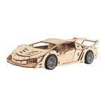 Stavebnice dřevěná Auto závodní 26,5 cm
