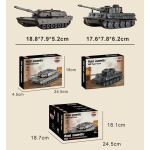 Stavebnice dřevěná Tank 18 cm
