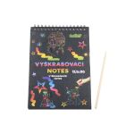 Vyškrabovací notes 20x13,5cm /12 listů