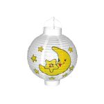 Lampion 20cm měsíc a hvězdy na baterie