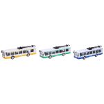 Trolejbus kovový s efekty 16 cm