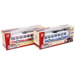 Trolejbus kovový s efekty 16 cm