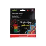 Akrylové fixy glitter 6ks
