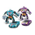 Autorobot s mečem 15 cm sportovní auto