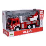 Auto hasičské se žebříkem a efekty 28 cm - český obal