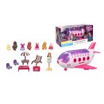 Letadlo s panenkou a příslušenstvím 28 cm