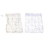 Sáček ORGANZA Vločky 17x23 cm Vánoce