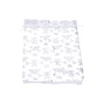 Sáček ORGANZA Vločky 20x30 cm Vánoce