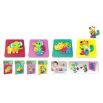 Zvířátko měkké puzzle 14x14 cm