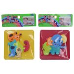 Zvířátko měkké puzzle 14x14 cm