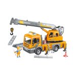 Autojeřáb s efekty stavebnice 41cm