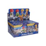 Figurka dělník s kolečkem stavebnice 8,5 cm