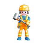 Figurka dělník stavebnice 7cm