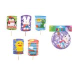 Lampion válec 16 cm Zvířátka