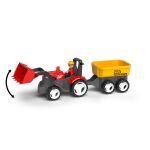 ECO MultiGO Červený traktor Zetor s radlicí, vlek, Igráček