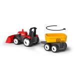 ECO MultiGO Červený traktor Zetor s radlicí, vlek, Igráček