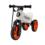 Odrážedlo FUNNY WHEELS Rider SuperSport bílé/oranž. 2v1 v sáčku