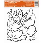 Předlohy s vyvýšenou konturou 17 x 14 cm, velikonoční