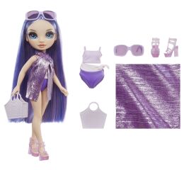 Rainbow High Fashion panenka v plavkách - Violet Willow