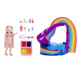 Rainbow High Sada s malou sestřičkou – bazén