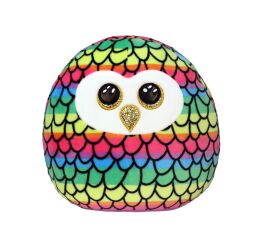 Ty Squish-a-Boos OWEN, 22 cm - multicolor owl (1)