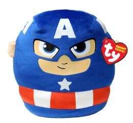 Ty Squishy Beanies Marvel CAPTAIN AMERICA, 30 cm (1)