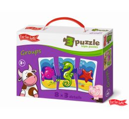 Far Far Land Puzzle trojice skupinky 8 obrázků