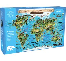 Alaysky's Interaktivní dřevěné puzzle Flora & Fauna A4 AR CZ 100