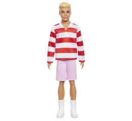 BRB MODEL KEN - ČERVENOBÍLÉ PROUŽKOVANÉ TRIKO