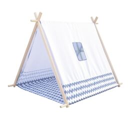 Stan domeček bílo šedý 150cm