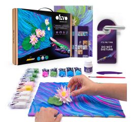 OKTO – Výtvarná modelovací sada „Lekníny" (30 × 40 cm)