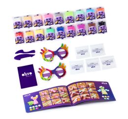 OKTO Samoschnoucí modelovací hmota set 18 barev