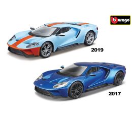 Bburago 1:32 Ford GT - 2019 - Light Blue/Orange