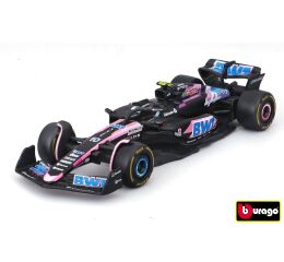 Bburago 1:43 RACE Formula F1 - BWT Alpine F1 Team A524 (2024) #10 (Pierre Gasly) - with driver and d