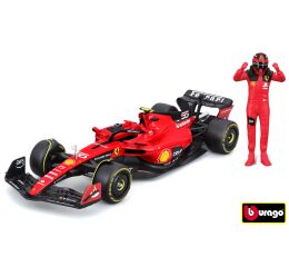 Bburago 1:24 Formula F1 Ferrari Scuderia SF-23 (2023) nr.55 Carlos Sainz  - with driver and decorati