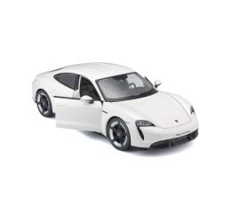 Bburago 1:24 Porsche Taycan Turbo S 2019 Carrara White