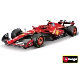 Bburago 1:24 Ferrari F1 Racing Model KIT -SF24 (2024) nr.55 Carlos Sainz with stand