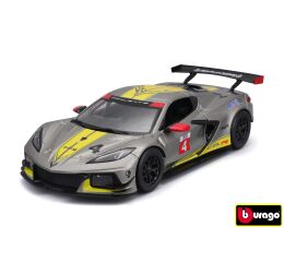 Bburago 1:24 Racing - 2020 Chevrolet Corvette - C8R #3 Yellow