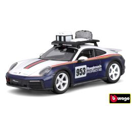 Bburago 1:24 Racing - Porsche 911 Dakar - Blue 953 Roughroads