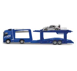 Bburago 1:43 STR FIRE Multicar Carrier - Volvo FH16 w/Porsche 911 GT2 RS
