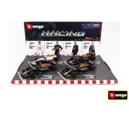 Bburago 1:43 RACE Formula F1 4PAC - Red Bull Racing RB20(2024) #1 M.Verstappen #11 S.Perez