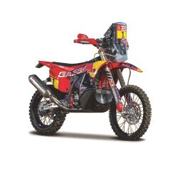 Bburago 1:18 Cycle Red Bull KTM Rally GasGas RX450F - Dakar 2023