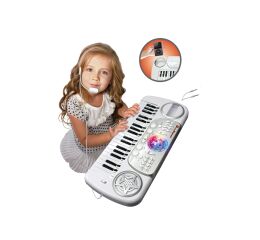 Klávesy s disco koulí a mikrofonem 50x21 cm